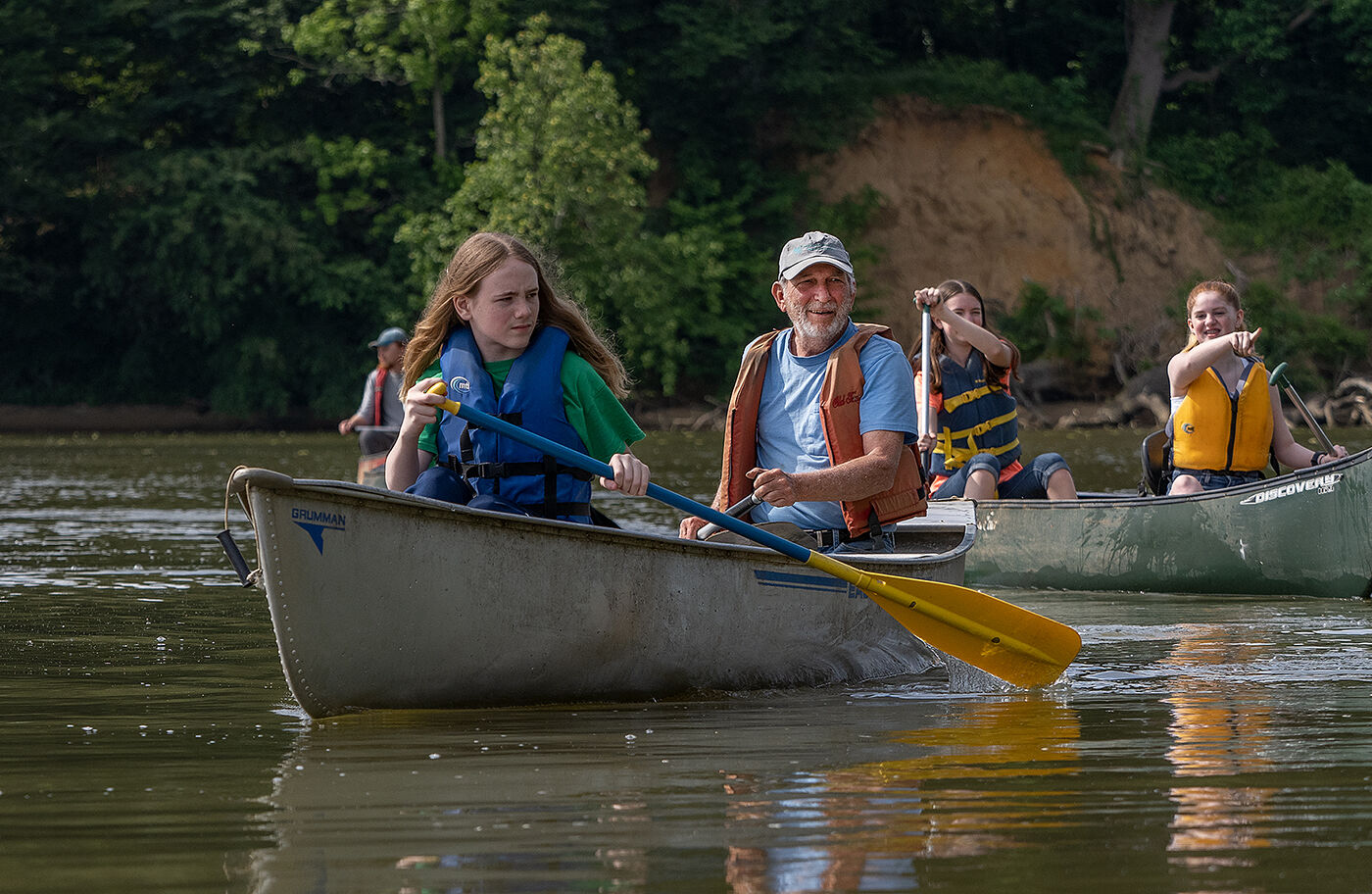 Young paddlers
